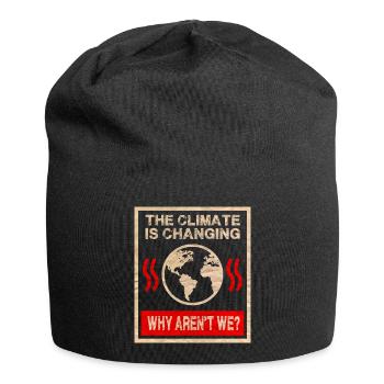 Changement climatique - Bonnet en jersey - noir - Devant