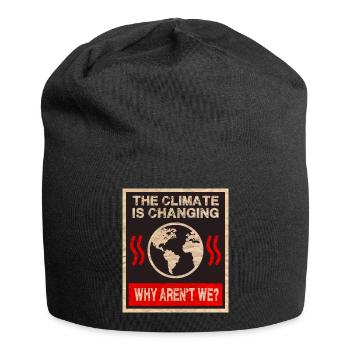 Changement climatique - Bonnet en jersey - noir - Devant