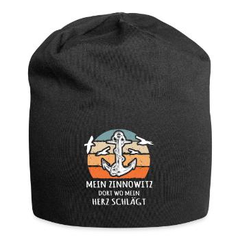 Zinnowitz - Jersey-Beanie - Schwarz - Vorne