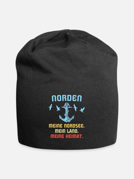 Norden - Jersey-Beanie - Schwarz