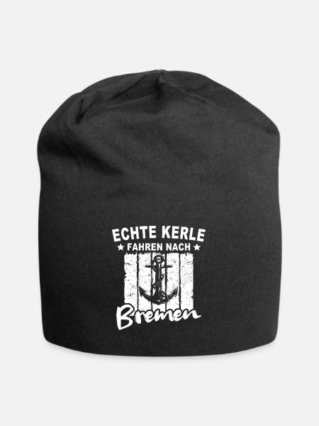 Bremen Bremer - Jersey-Beanie - Schwarz