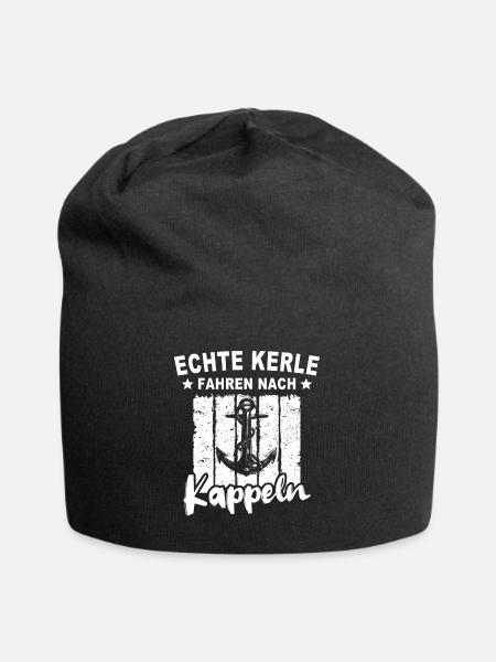 Kappeln - Jersey-Beanie - Schwarz