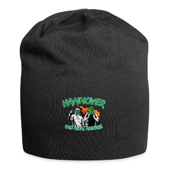 Hannover und nicht anders UPDATE - Jersey-Beanie - Schwarz - Vorne
