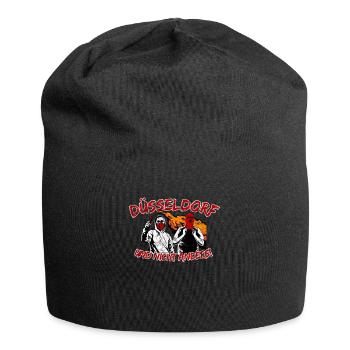 Düsseldorf und nicht anders UPDATE - Jersey-Beanie - Schwarz - Vorne