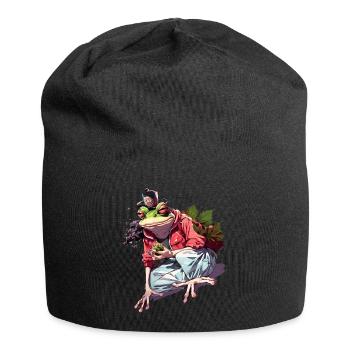 Frogs 'n' Hops: Ribbiting Brew Tee - Jersey Beanie - black - Front
