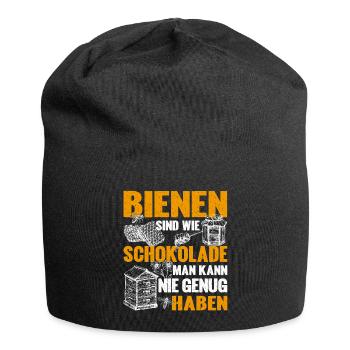 Nie genug Bienen leidenschaftlicher Imker Imkerei - Jersey-Beanie - Schwarz - Vorne