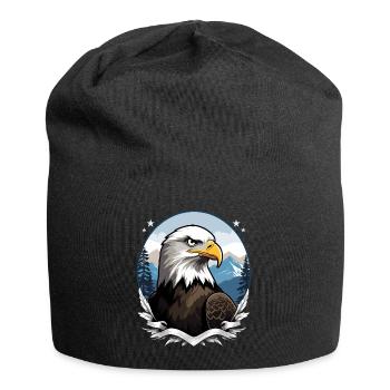 Pygargue à tête blanche - Bonnet en jersey - noir - Devant
