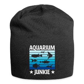Drôle d’amateur d’aquarium disant citation du propriétaire de l’aquarium - Bonnet en jersey - noir - Devant