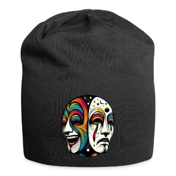 Mask - Jersey-Beanie - Schwarz - Vorne