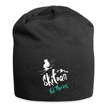 Skifahren Val Thorens - Jersey-Beanie - Schwarz - Vorne