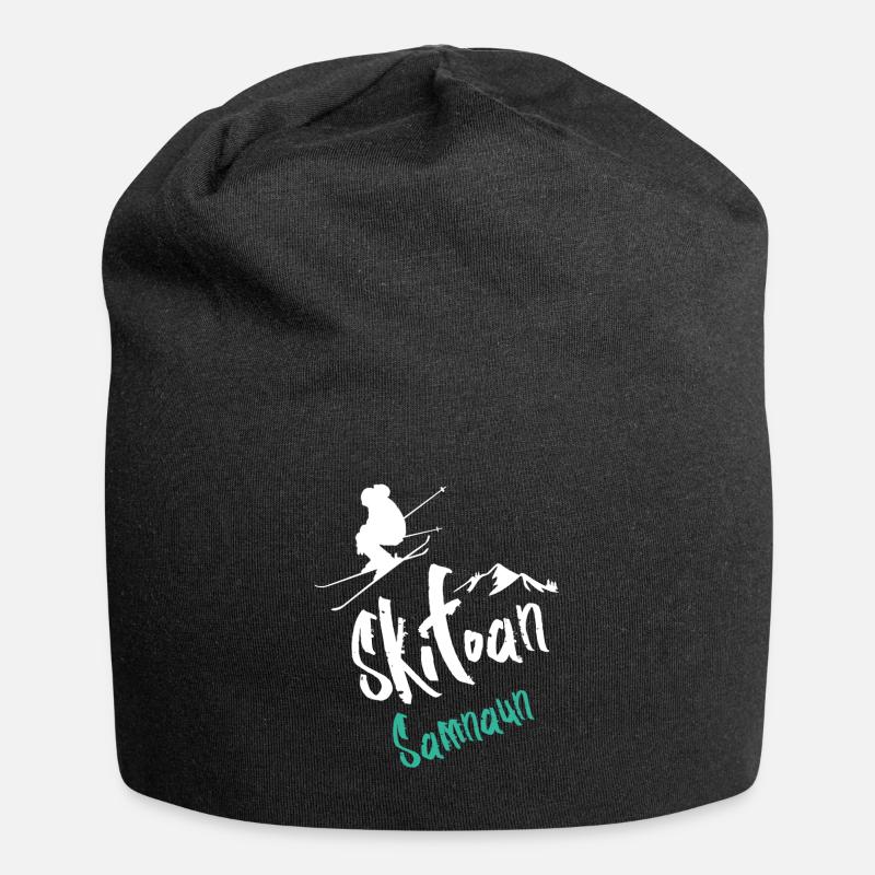 Ski Samnaun - Bonnet en jersey - noir