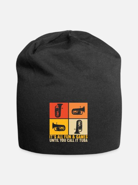 Euphonium Euphoniumspieler - Jersey-Beanie - Schwarz