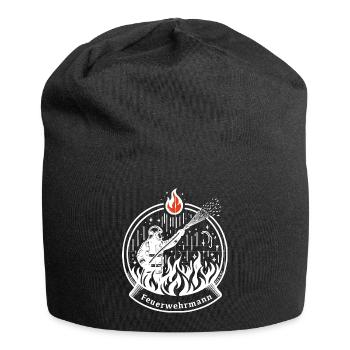 feuerwehrmann freiwillige feuerwehr verein feuer - Jersey-Beanie - Schwarz - Vorne