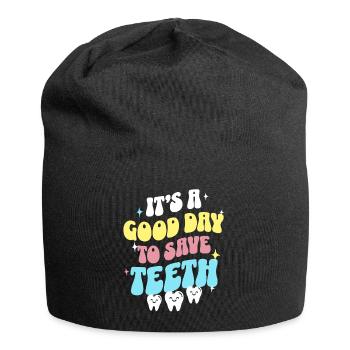 Dentiste Retro Zahnarzt - Bonnet en jersey - noir - Devant