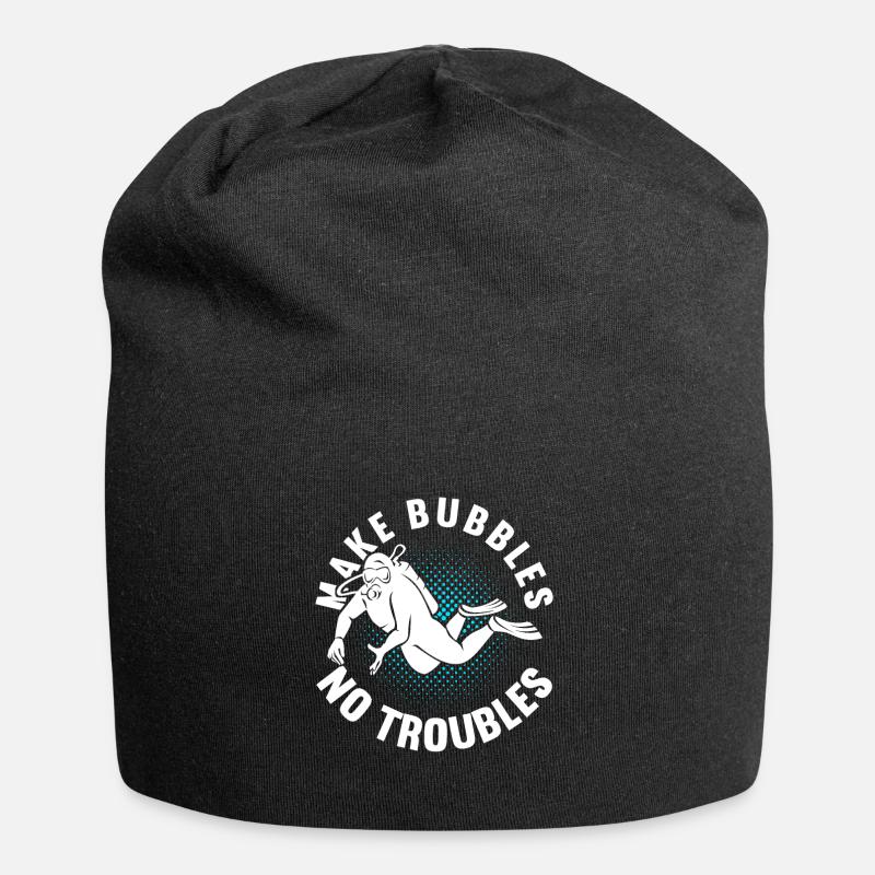 Taucher Tauchen - Jersey-Beanie - Schwarz