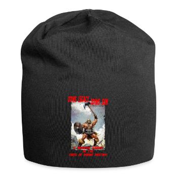 Odins Legacy his Son Forced in Fires of Destiny - Jersey Beanie - black - Front