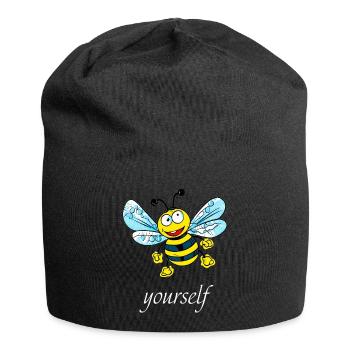 Être (e) vous-même - Bonnet en jersey - noir - Devant