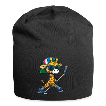 Bâton de hockey sur glace lunatique Double bâtongirafe - Bonnet en jersey - noir - Devant