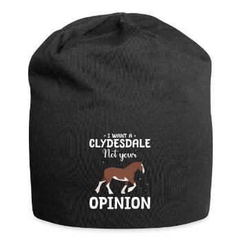 Clydesdale cavalier - Bonnet en jersey - noir - Devant