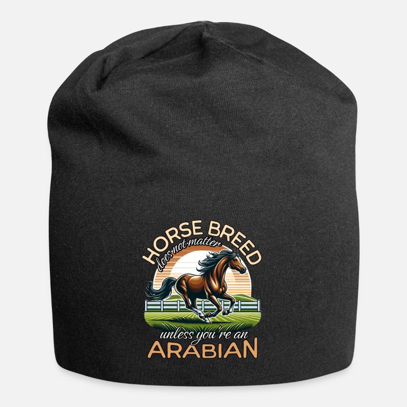 Araber - Jersey-Beanie - Schwarz