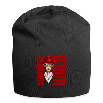 Black Forest Girl Black Forest German Forest - Jersey Beanie - black - Front