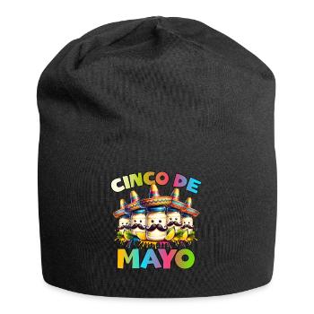 Cinco De Mayo Mayonnaise - Jersey Beanie - black - Front