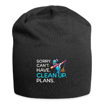 Cleaner - Jersey Beanie - black - Front