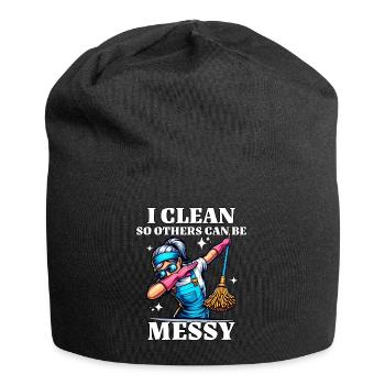 Cleaner - Jersey Beanie - black - Front