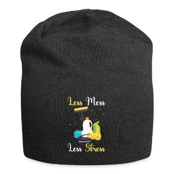 Femme de ménage - Bonnet en jersey - charbon - Devant
