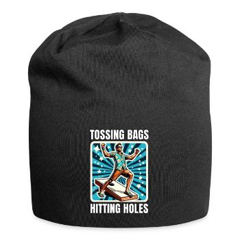 Beanbag - Bonnet en jersey - noir - Devant