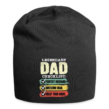 Papa Tour Guide Vatertag - Jersey-Beanie - Schwarz - Vorne