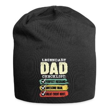 Papa Hôte de l’événement Fête des pères - Bonnet en jersey - noir - Devant