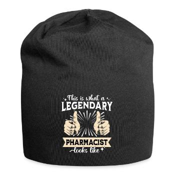 Legendärer Pharmazeut - Jersey-Beanie - Schwarz - Vorne