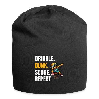 Dictons de basket-ball - Bonnet en jersey - noir - Devant