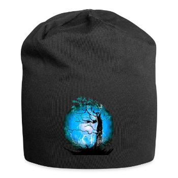 Tree, Nature, Deer, Deer, Forest Animals, Wild Roebuck - Jersey Beanie - black - Front