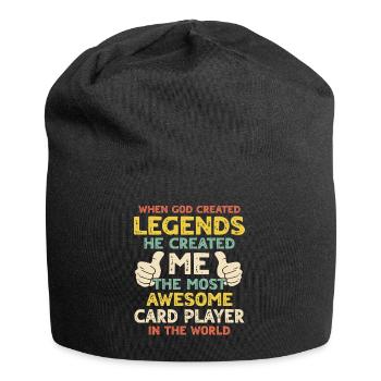 Card player - Jersey Beanie - black - Front