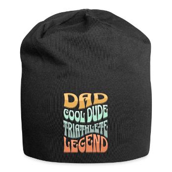 Papa Triathlet - Jersey-Beanie - Schwarz - Vorne