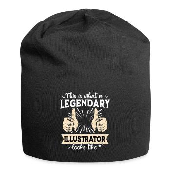 Legendary Illustrator - Jersey Beanie - black - Front
