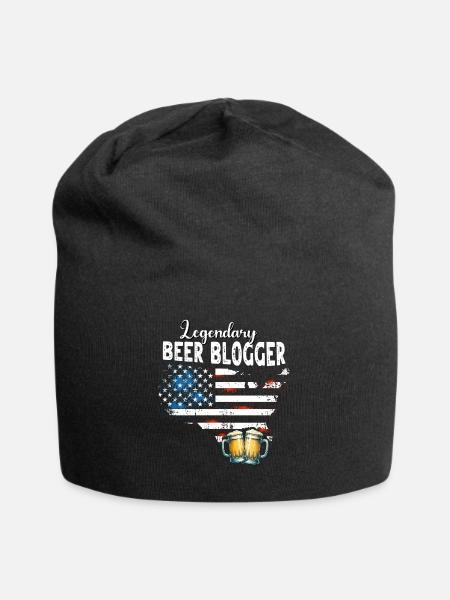 Bier Blogger - Jersey-Beanie - Schwarz
