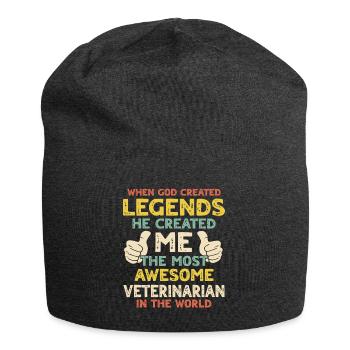Veterinarian - Jersey Beanie - charcoal grey - Front