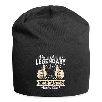Legendary beer tester - Jersey Beanie - black - Front