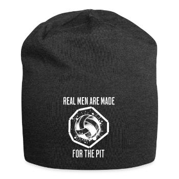 Gaga Ball Spruch - Jersey-Beanie - Anthrazit - Vorne