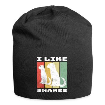 Dictons de suricate - Bonnet en jersey - noir - Devant