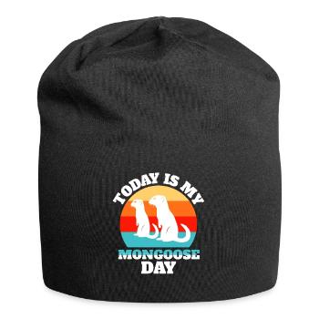 Mongoose Sayings - Jersey Beanie - black - Front