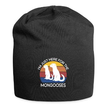 Mongoose Sayings - Jersey Beanie - black - Front