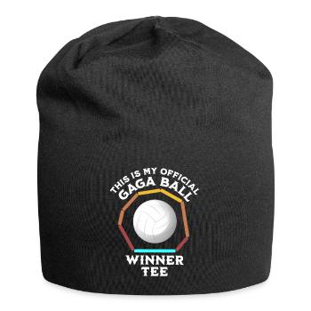 Gaga Ball Spieler - Jersey-Beanie - Schwarz - Vorne