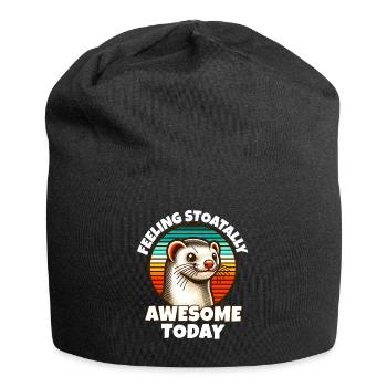 Ermine Sayings - Jersey Beanie - black - Front