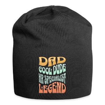 Dad HR Specialist - Jersey Beanie - black - Front
