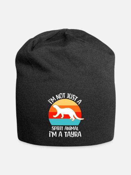 Marder Sprüche - Jersey-Beanie - Schwarz
