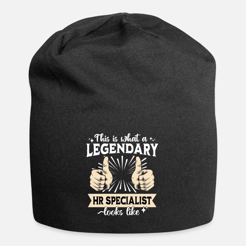 Legendary HR specialist - Jersey Beanie - black